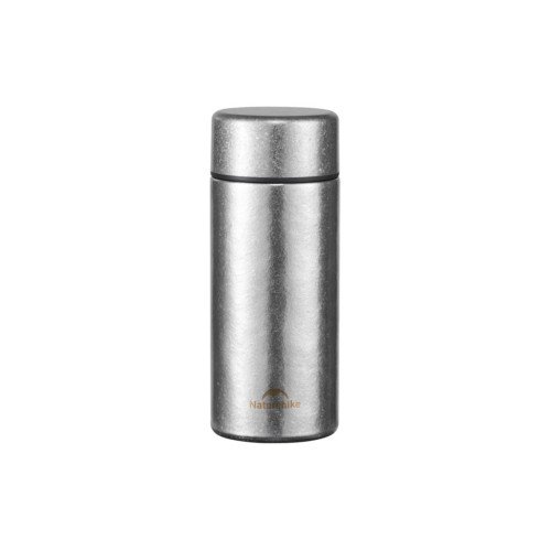 Термос Naturehike CNK2550CF017, титан, 0.2 л, світло-сірий