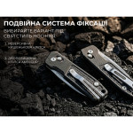Ніж складаний кишеньковий SRM Scout (6.9 см) 14C28N / G10, чорний