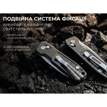 Ніж складаний кишеньковий SRM Scout (6.9 см) 14C28N / G10, чорний