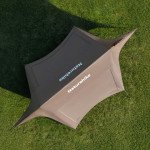 Тент туристичний Naturehike Cloud Skies Tarp Lite CNK2650WS023, 960 х 485 х 260 см, темно-коричневий