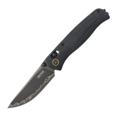 Ніж складаний туристичний SRM Medal 255L-MB3 (8.2 см) 140Cr , Micarta чорний