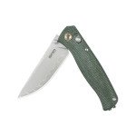 Ніж складаний туристичний SRM Medal (8,2 см) 140Cr / Micarta, зелений