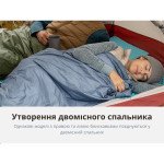 Спальний мішок Naturehike LW180 Mini NH21MSD04, правий, XL, темно-зелений