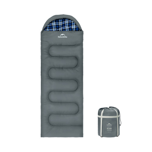 Спальний мішок з капюшоном Naturehike Clear Sky HL500 CNK2450WS042, сірий