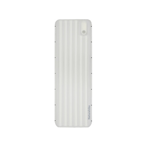Матрац туристичний надувний одномісний  Naturehike CNK2450WS035, 198х68х9.5 см, білий із вбудованою помпою для надування