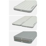 Матрац туристичний надувний одномісний  Naturehike CNK2450WS035, 198х68х9.5 см, білий із вбудованою помпою для надування