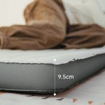 Матрац туристичний надувний одномісний  Naturehike CNK2450WS035, 198х68х9.5 см, білий із вбудованою помпою для надування