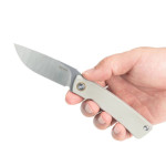 Ніж складаний кишеньковий SRM Air 105M-GK (7.5 см) 14C28N / G10 білий