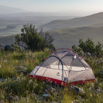 Намет надлегкий двомісний  з футпринтом Naturehike Star-River 2 Updated NH17T012-T, 210T, помаранчевий