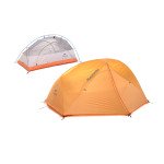 Намет надлегкий двомісний  з футпринтом Naturehike Star-River 2 Updated NH17T012-T, 210T, помаранчевий