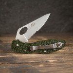 Ніж складаний кишеньковий Firebird F759MS (7.5 см) 440C / Nylon glass fiber зелений