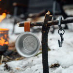 Ківш з деревяною ручкою Naturehike NH21SJ002, нержавіюча сталь