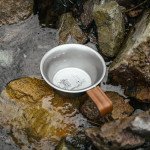Ківш з деревяною ручкою Naturehike NH21SJ002, нержавіюча сталь