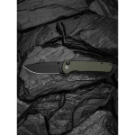 Ніж складаний туристичний Civivi Iron Tide (8.2 см) 14C28N / Aluminum зелений