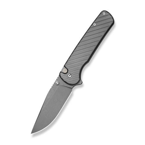 Ніж складаний туристичний Civivi Iron Tide (8.2 см) 14C28N / Aluminum сірий