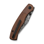 Ніж складаний кишеньковий Civivi Clingman (7.6 см) Damascus / Guibourtia Wood дерево