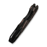 Ніж складаний туристичний Weknife Arrakis (8.8 см) Vanax / Titanium чорний з бронзою