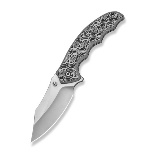 Ніж складаний туристичний Civivi Pentad (8.8 см) Nitro-V / Micarta чорний/білий