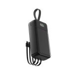 Power Bank Aspor A317 Fast Charge 30000mAh (USB-C/USB/Type-C/Lightning/22.5W)- чорний (900168)