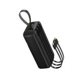 Power Bank Aspor A317 Fast Charge 30000mAh (USB-C/USB/Type-C/Lightning/22.5W)- чорний (900168)