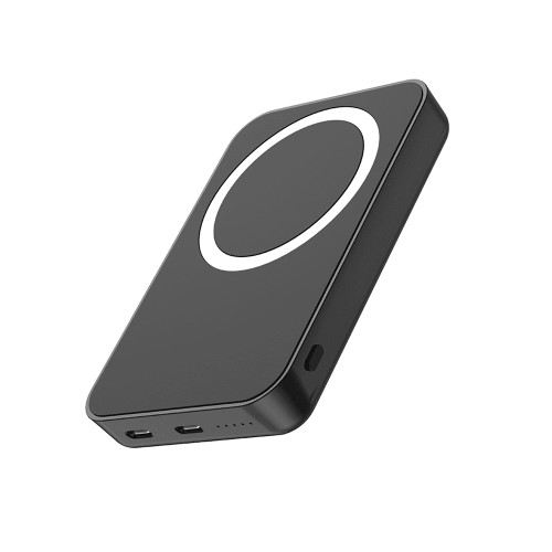 Power Bank Aspor A325 MagSafe Battery Pack 5000mAh (Type-C/Lightning/20W)- чорний(900141)