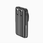 Power Bank Aspor A328 Magnetic Wireless 10000mAh+cable Charge Watch (22.5W)- чорний (900152)