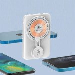 Power Bank Aspor A328 Magnetic Wireless 10000mAh+cable Charge Watch (22.5W)- чорний (900152)