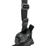 Кобура на бедро для ПМ из Molle черная(LE2438)