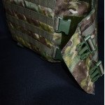 Плитоноска с установкой боковой и кевларовой защиты кордура Kirasa мультикам(KI102)