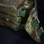 Плитоноска с установкой боковой и кевларовой защиты кордура Kirasa мультикам(KI102)