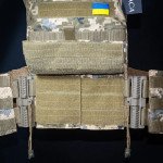 Плитоноска с быстрым сбросом кордура Kirasa пиксель(KI1043)