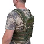 Плитоноска з швидкоскидом та кишенями кордура Kirasa мультикам (Арт.KI1050)
