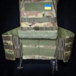 Плитоноска з швидкоскидом та кишенями кордура Kirasa мультикам (Арт.KI1050)
