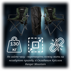 Крісло складане Ranger Mountain (Арт. RA 2239)