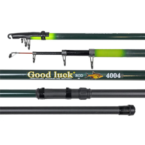 Вудка GOODLUCK Green з кільцями 6м BOLO (GL4098)