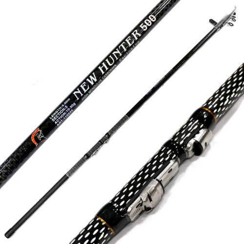 Вудка карбонова NEW HUNTER з кільцями 6м CARBON (GL5869)