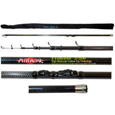 Вудка карбонова Mikado Princess з кільцями 6м Carbon (GL5834)