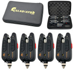 Набір сигналізаторів GLADIATOR BL1518 4+1 Black з пейджером+BLUETOOTH