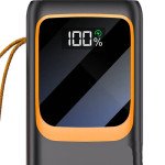 Power Bank Aspor A350 50000mAh (4USB/Type-C/Lightning/22.5W) - чорний (900140)