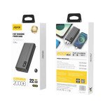 Power Bank Aspor A336 Fast Charge 20000mAh (2USB/Type-C/Micro/22.5W)- чорний (900183)