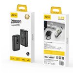 Power Bank Aspor A386 Magnetic Wireless 20000mAh (USB/Type-C/22.5W)- чорний (900182)