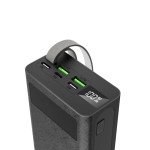 Power Bank Aspor A306 Fast Charge 30000mAh (USB-C/USB/Type-C/Lightning/22.5W)- чорний (900124)